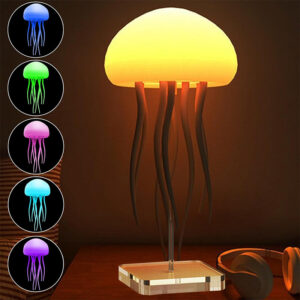 45b56afe-23ab-47ab-a8ac-dfd2cef535c5.jpg Jellyfish Mood Lamp LED Jellyfish Night Light Portable Jellyfish Lamp Jellyfish Decorations Smart Table Lamp For Bedside Desk